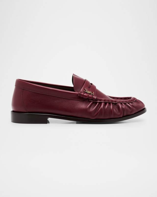 Le Leather YSL Penny Loafers